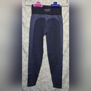 PINK Victoria's Secret Seamless Leggings - Blue and Gray